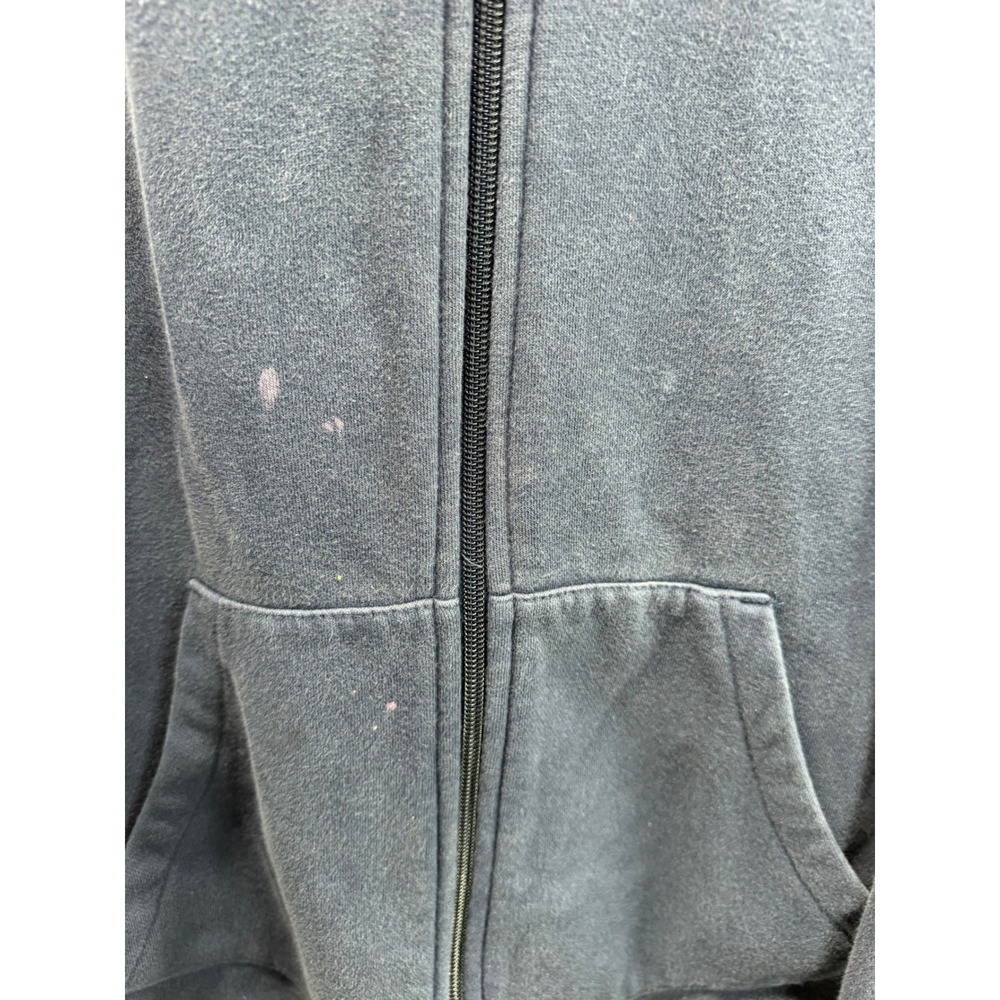 Nike Sportswear Mens XL Full Zip Hoodie Navy Blue Fleece Sweatshirt 5437 - Picture 6 of 7